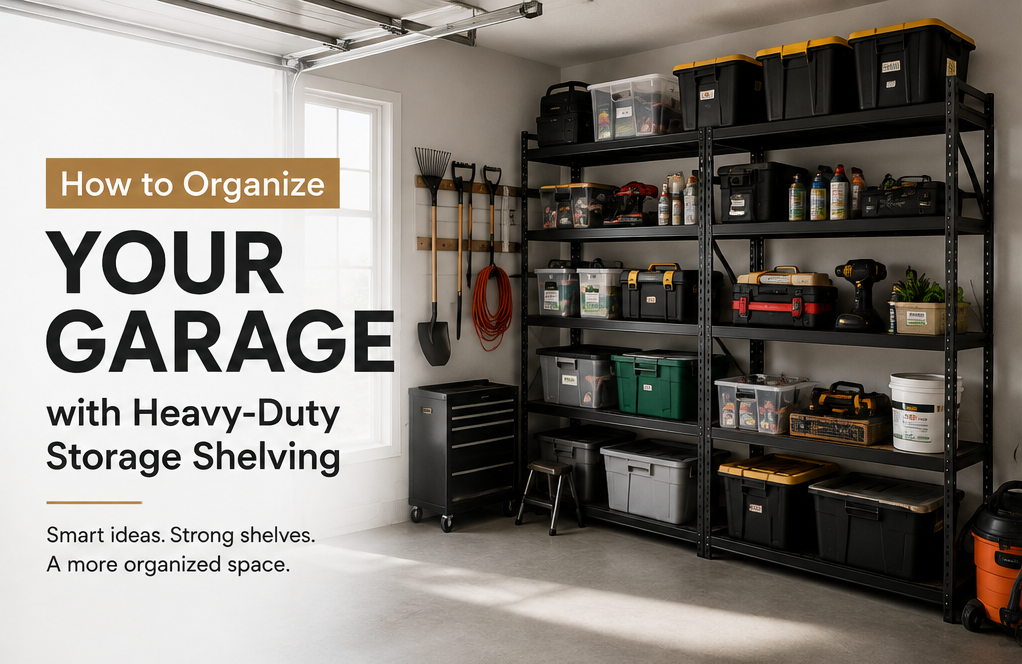How to Organize Your Garage with Heavy-Duty Storage Shelving
