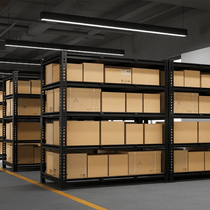 PrimeZone 5层重型车库储物架 黑色 金属MDF 工业货架 3000磅承重