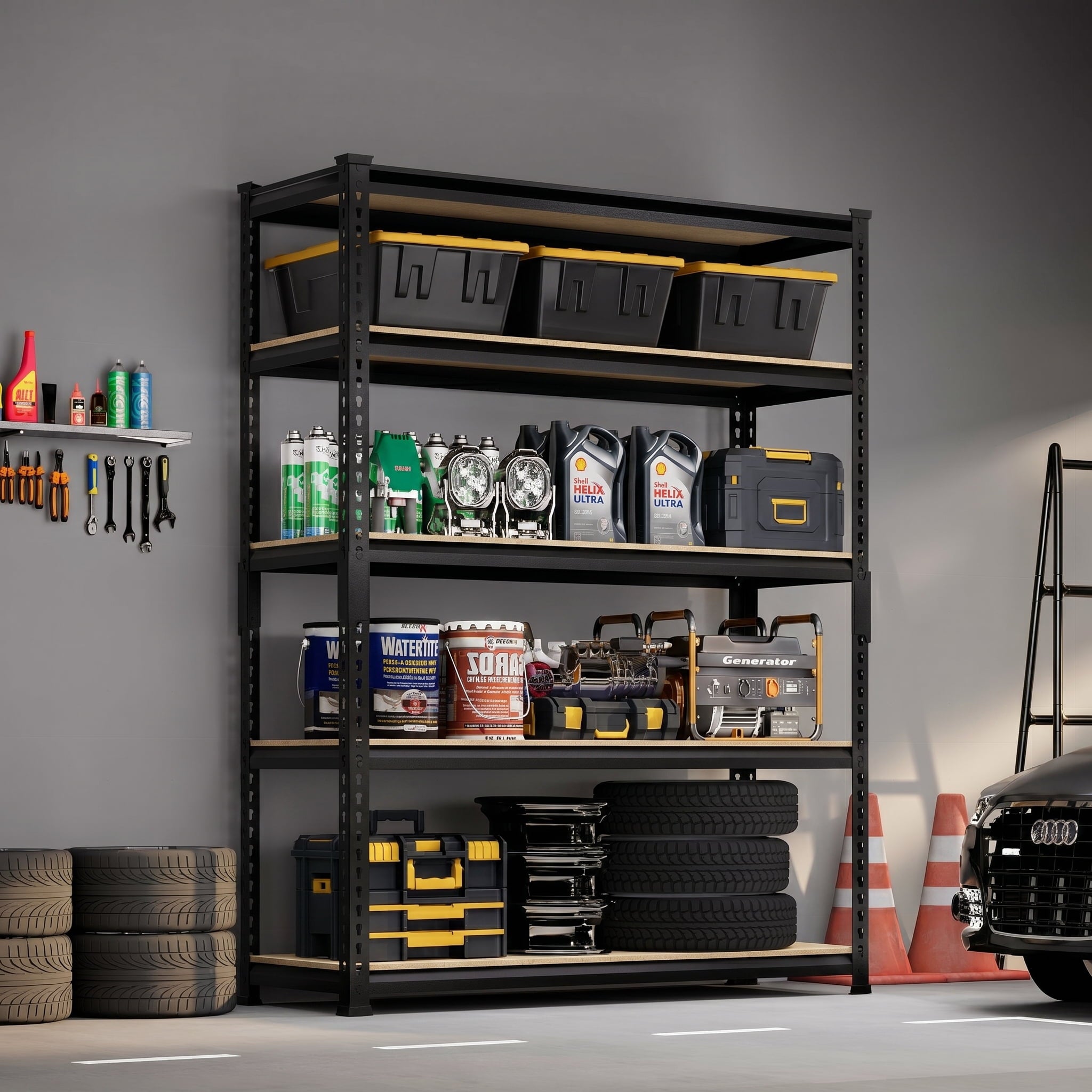 PrimeZone 5-Tier Heavy-Duty Garage Shelving Secondary image
